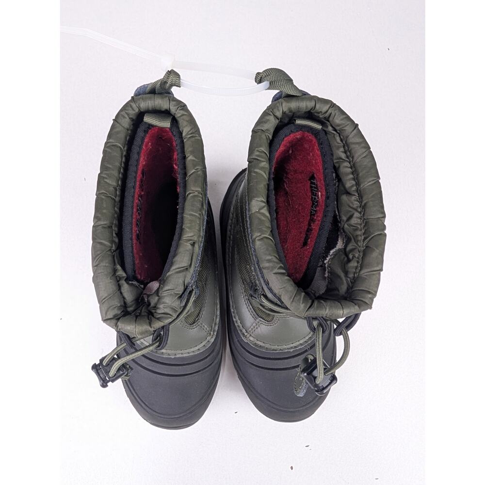 The North Face Youth 2 Alpenglow IV Olive/Black Snow Boots - Picture 4 of 10